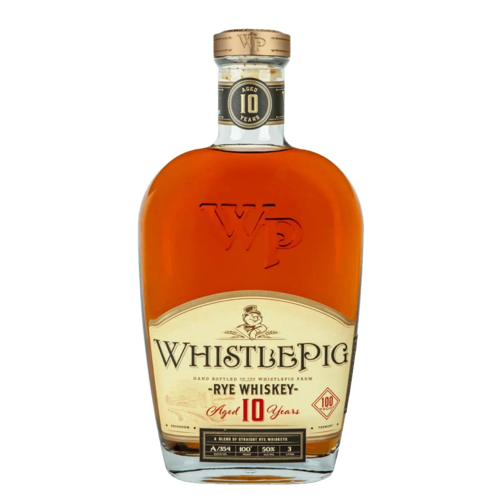 WhistlePig Small Batch Rye 10 Year Whiskey 3L - Main Street Liquor