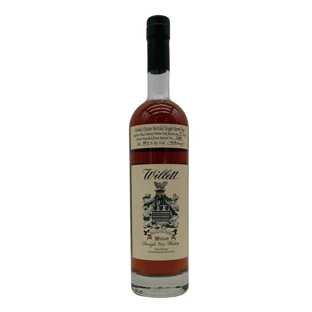 Willett Family Estate Bottled Single Barrel Rye 9 - Year Barrel No. 2306 - Main Street Liquor