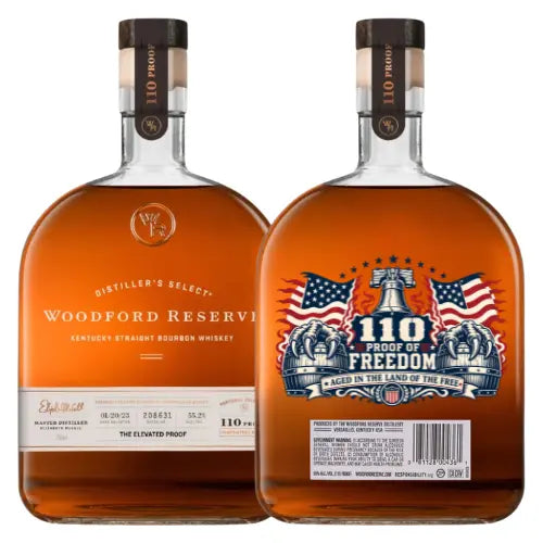 Woodford Reserve 110 Proof “Proof of Freedom” Edition Kentucky Straight Bourbon Whiskey - Main Street Liquor