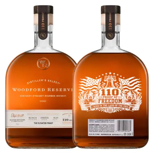 Woodford Reserve 110 Proof “Proof of Freedom” Edition Kentucky Straight Bourbon Whiskey - Main Street Liquor