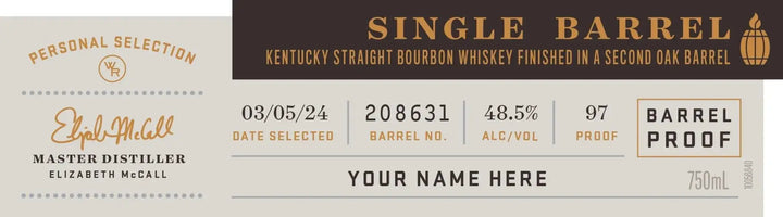 Woodford Reserve Double Oaked Single Barrel Bourbon - Main Street Liquor