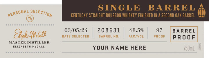 Woodford Reserve Double Oaked Single Barrel Bourbon - Main Street Liquor