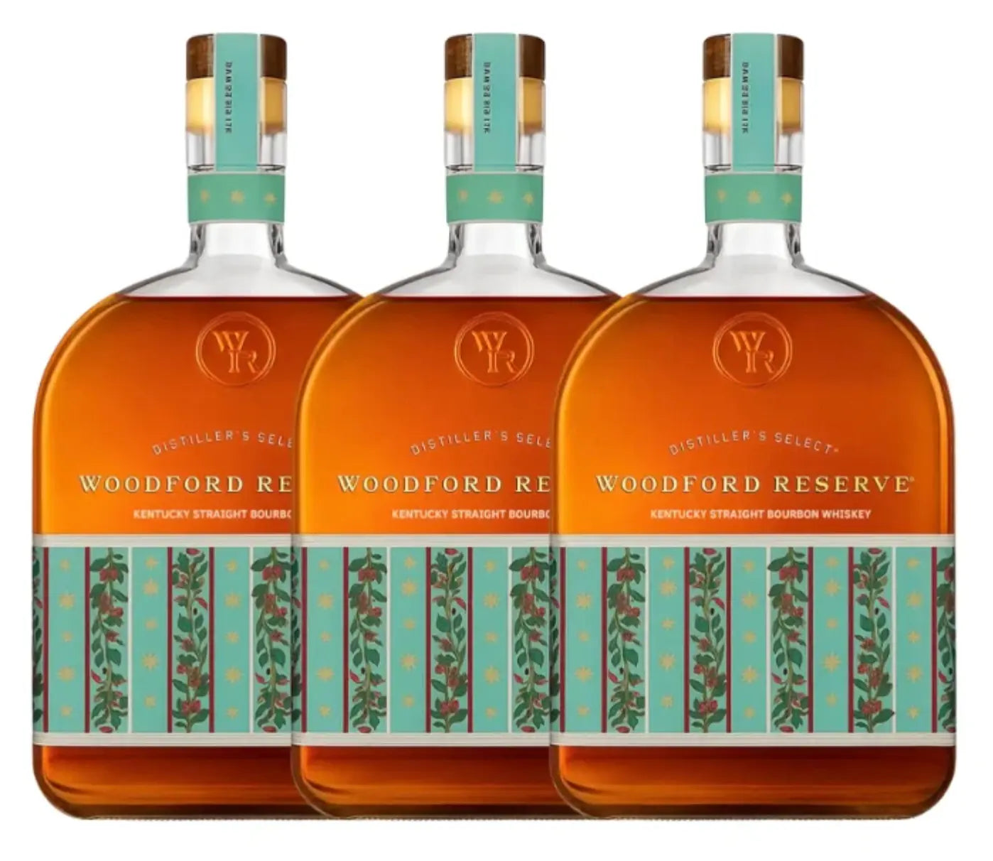 Woodford Reserve Holiday Edition Bourbon 2025 “Designed by Markarian” 3 Pack - Main Street Liquor