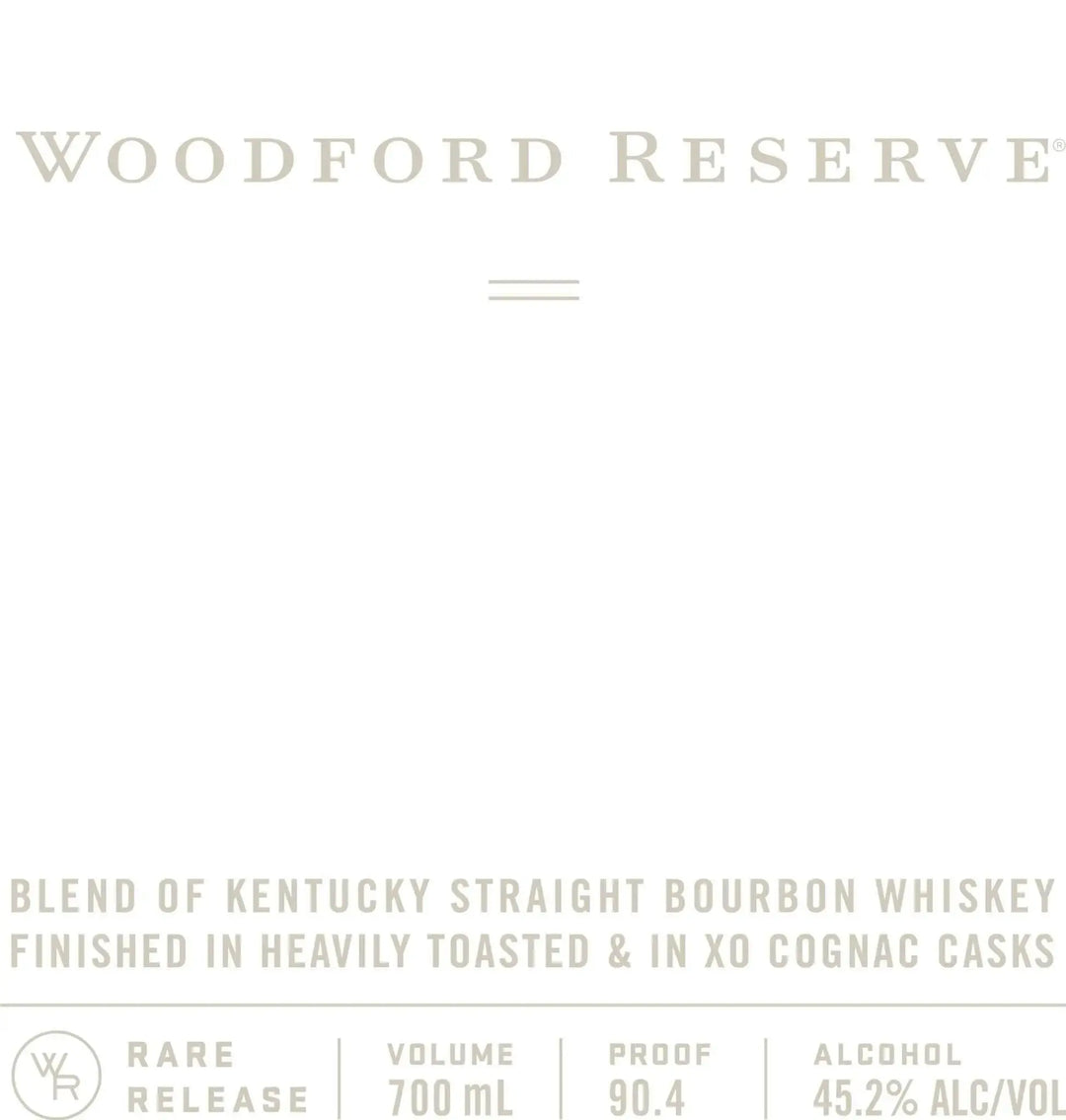 Woodford Reserve Kentucky Straight Bourbon Finished in Heavily Toasted &amp; XO Cognac Casks - Main Street Liquor