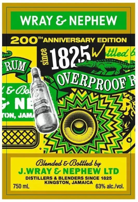 Wray &amp; Nephew Overproof Rum 200th Anniversary Edition Jamaican Rum - Main Street Liquor