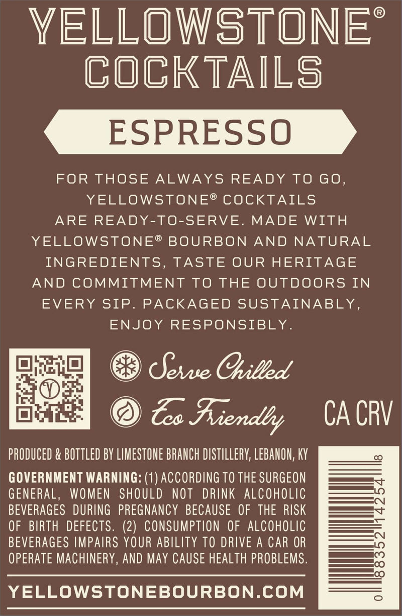 Load image into Gallery viewer, Yellowstone Cocktails Espresso - Main Street Liquor
