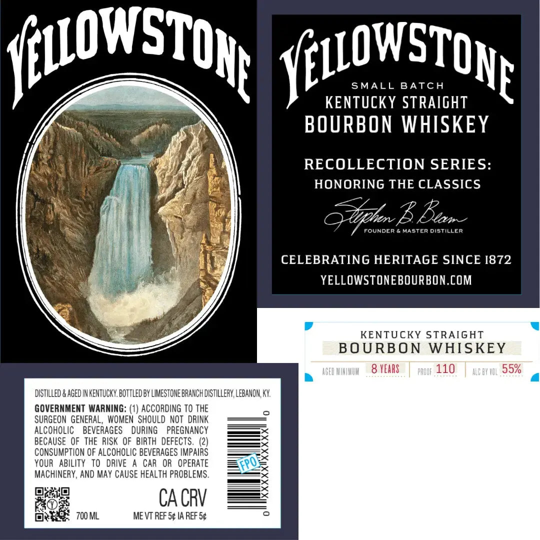 Yellowstone Recollection Series 8 Year Old Straight Bourbon Whiskey - Main Street Liquor
