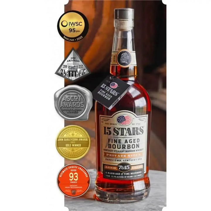 15 Stars Private Stock 7 &amp; 15 Years - Main Street Liquor