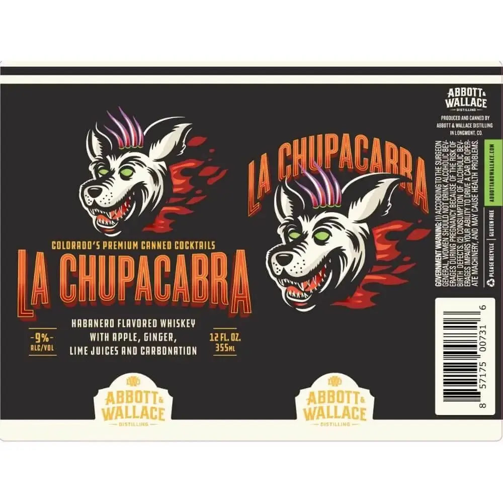 Abbott &amp; Wallace La Chupacabra Canned Cocktail - Main Street Liquor