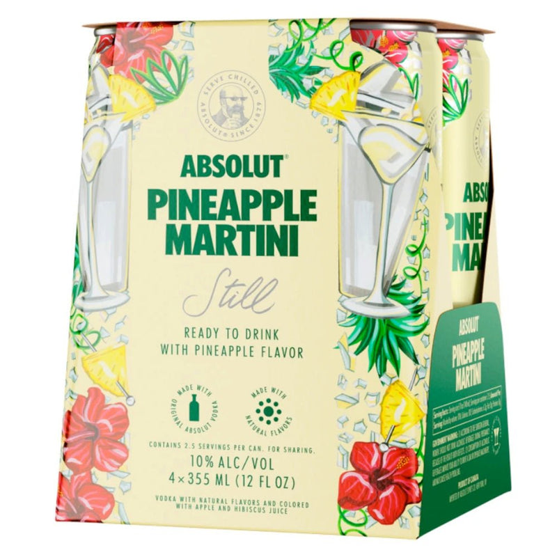 Load image into Gallery viewer, Absolut Pineapple Martini 4PK - Main Street Liquor
