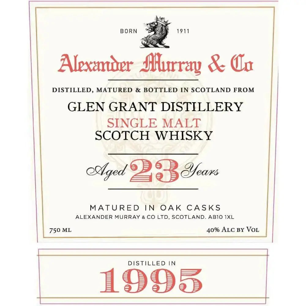 Alexander Murray & Co Glen Grant 23 Year Old 1995 - Main Street Liquor