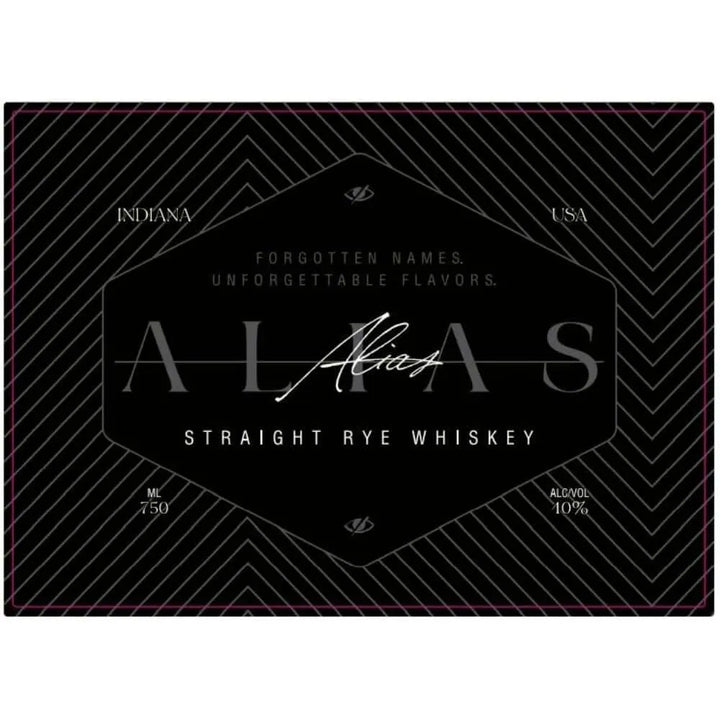 Alias Straight Rye Whiskey - Main Street Liquor