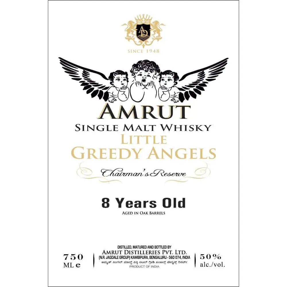 Amrut Little Greedy Angels Chairman’s Reserve 8 Year Old - Main Street Liquor