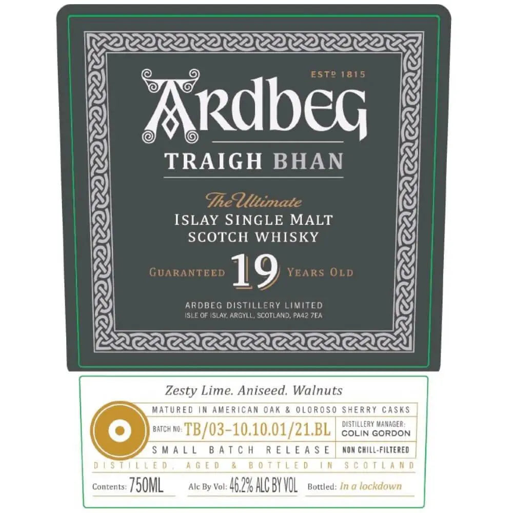 Ardbeg Traigh Bhan 19 Year Old Batch 3 - Main Street Liquor