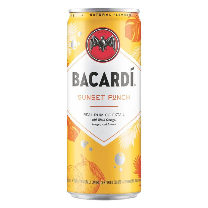 Bacardí Sunset Punch Rum Cocktail 4pk - Main Street Liquor