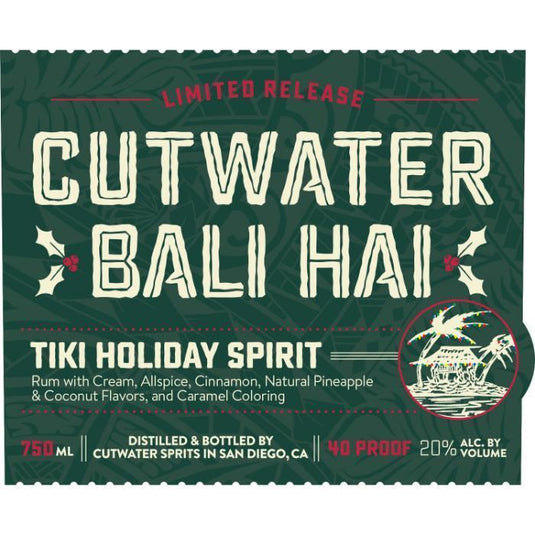 Bali Hai Tiki Holiday Spirit - Main Street Liquor