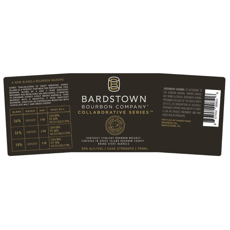 Load image into Gallery viewer, Bardstown Bourbon Collaborative Series Goose Island Stout Cask Strength Bourbon - Main Street Liquor
