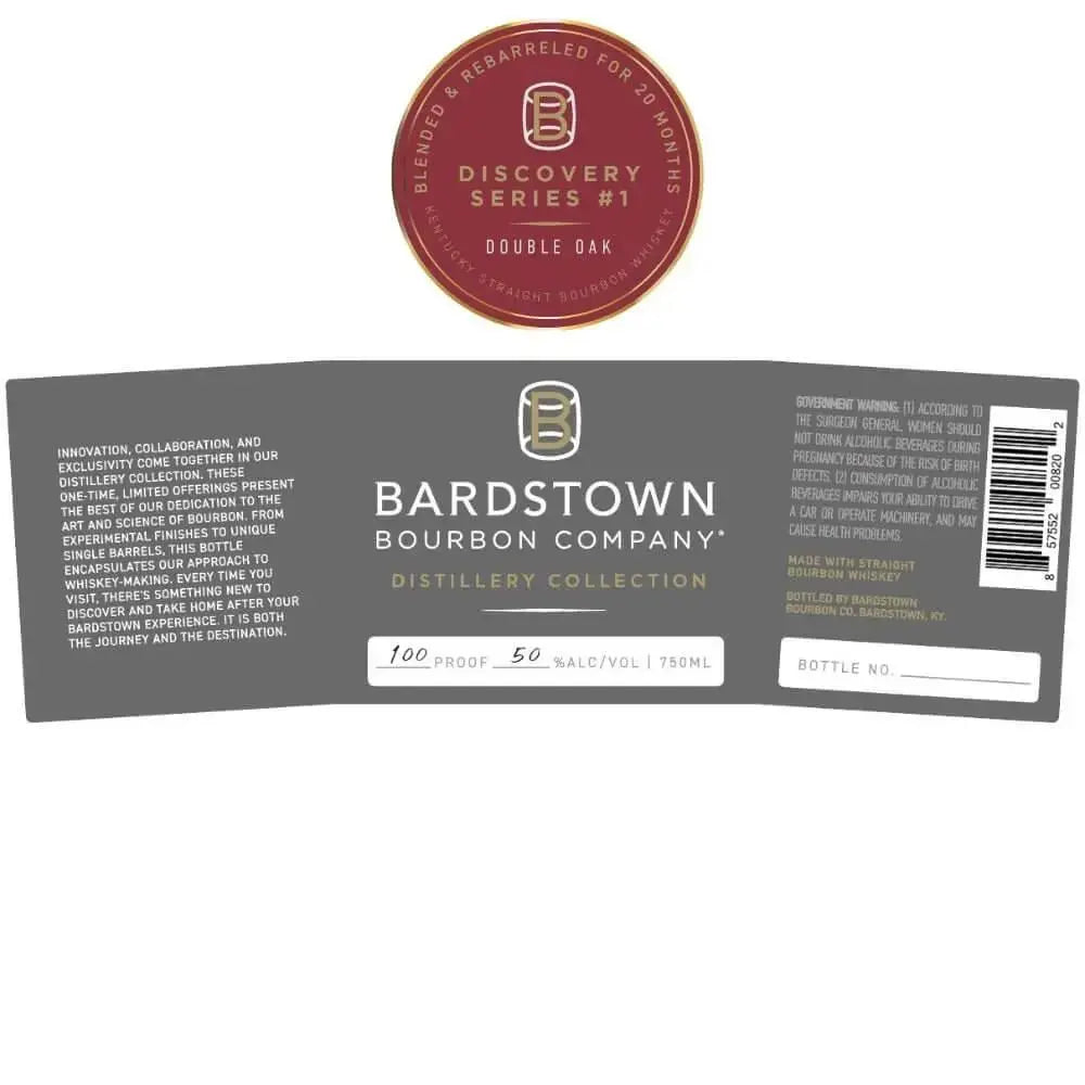 Bardstown Bourbon Company Discovery Series 1 Double Oak - Main Street Liquor