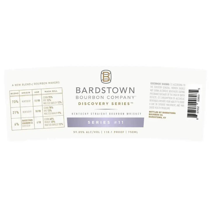 Bardstown Bourbon Company Discovery Series 11 - Main Street Liquor