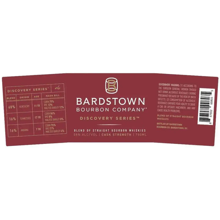 Bardstown Bourbon Company Discovery Series 6 - Main Street Liquor