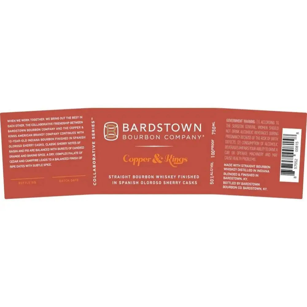 Bardstown Bourbon Copper &amp; Kings Spanish Oloroso 2 - Main Street Liquor