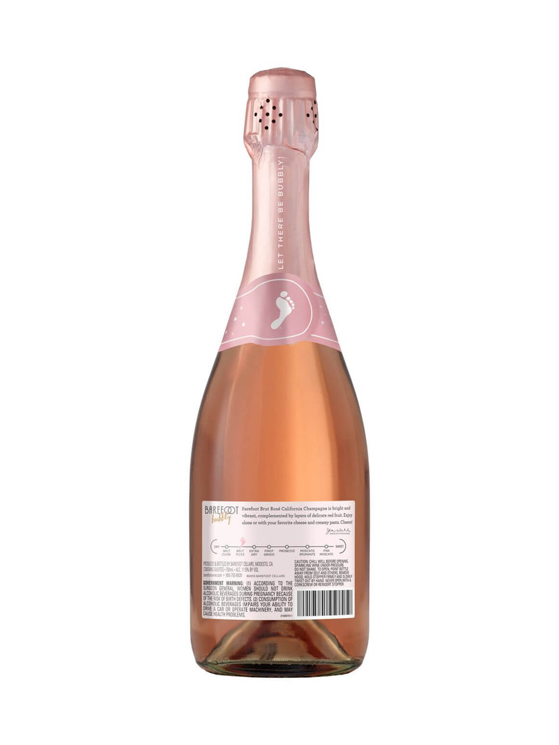 Load image into Gallery viewer, Barefoot Cellars | Bubbly Brut Rosé | 750ml - Main Street Liquor
