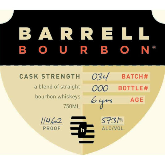 Barrell Bourbon Batch 34 - Main Street Liquor