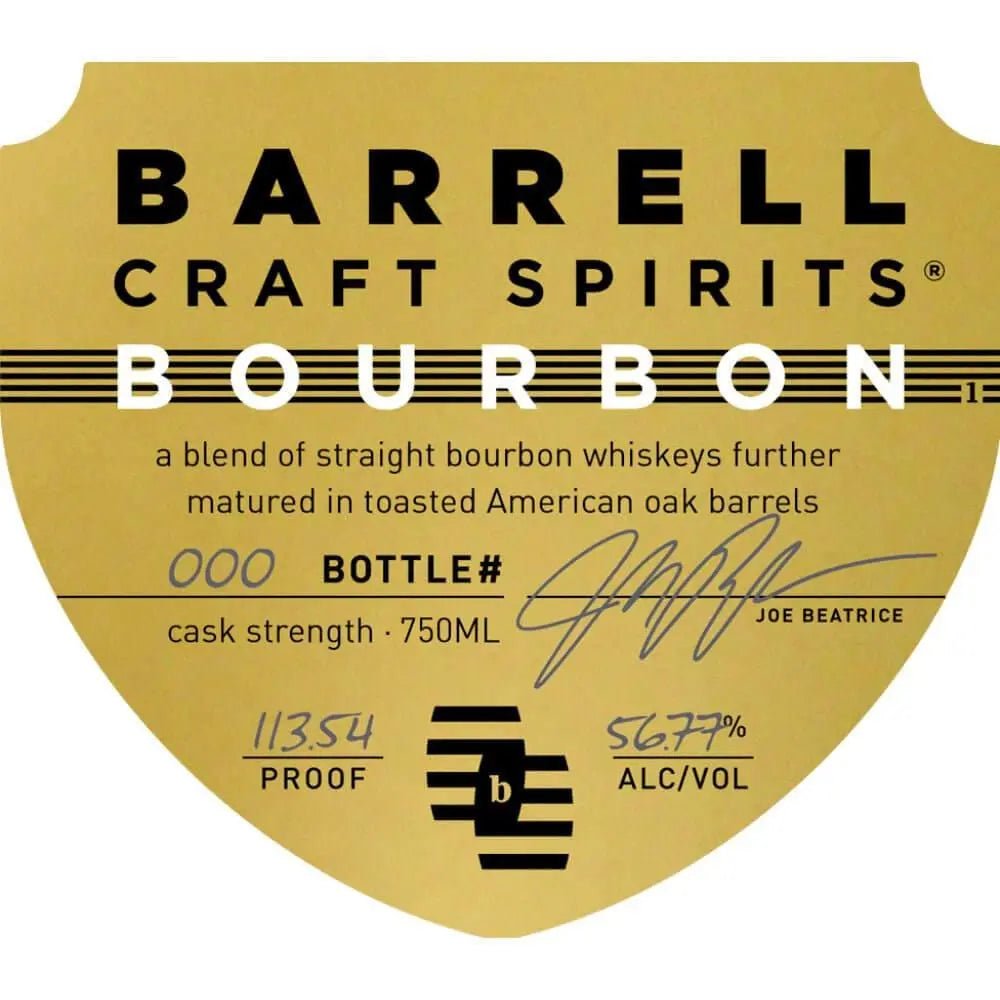 Barrell Craft Spirits Gold Label Bourbon Release 1 - Main Street Liquor