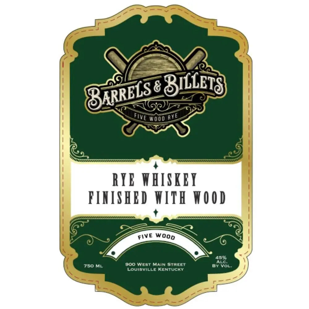 Barrels & Billets Five Wood Rye - Main Street Liquor