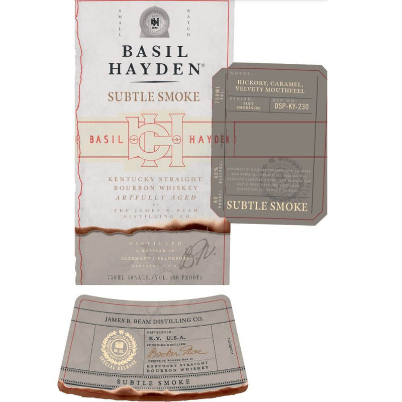 Load image into Gallery viewer, Basil Hayden Subtle Smoke Kentucky Straight Bourbon - Main Street Liquor
