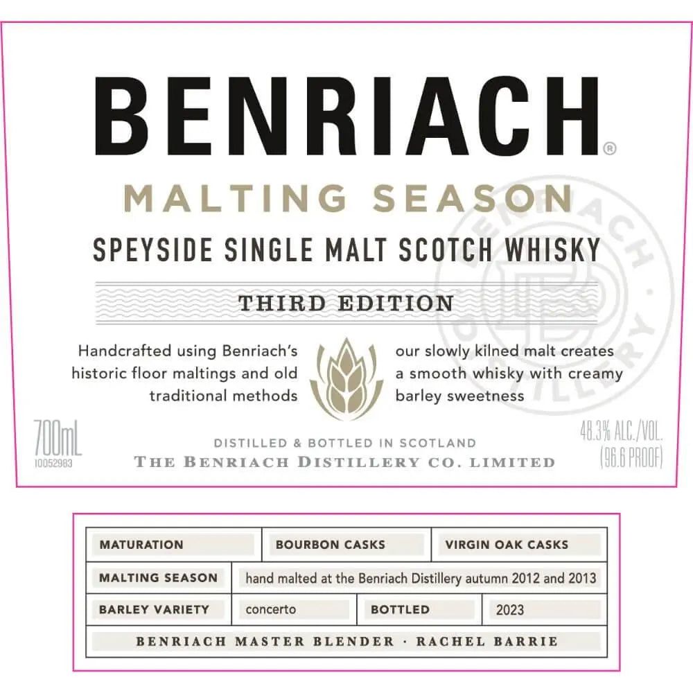Benriach Malting Season Third Edition - Main Street Liquor