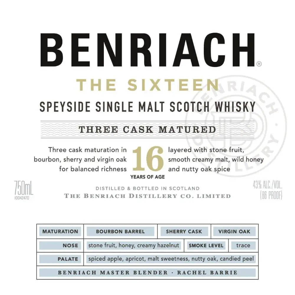 BenRiach The Sixteen - Main Street Liquor