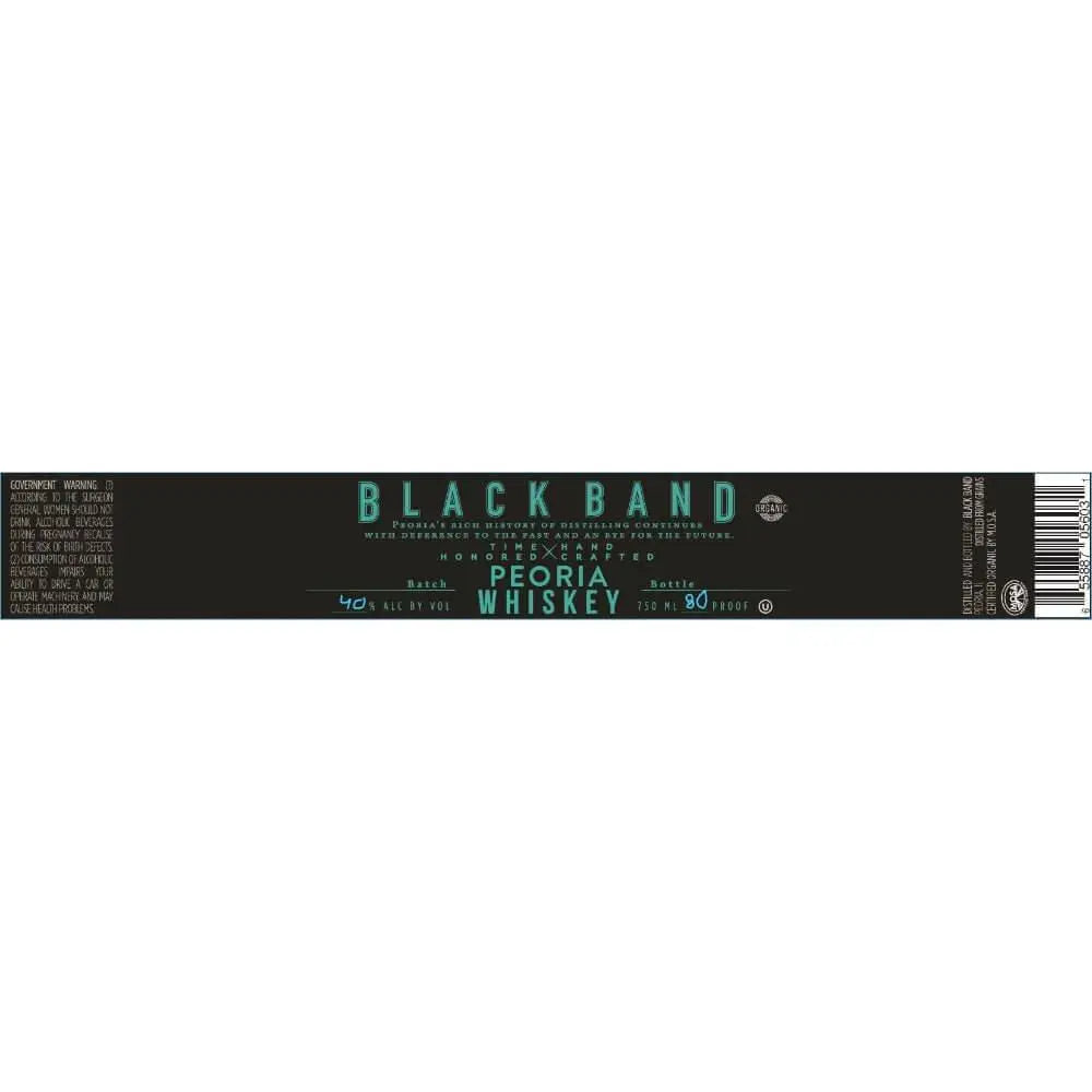 Black Band Peoria Whiskey - Main Street Liquor