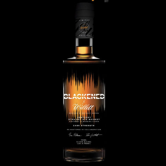 Blackened X Willet Cask Strength Rye Whiskey By Metallica - Main Street Liquor