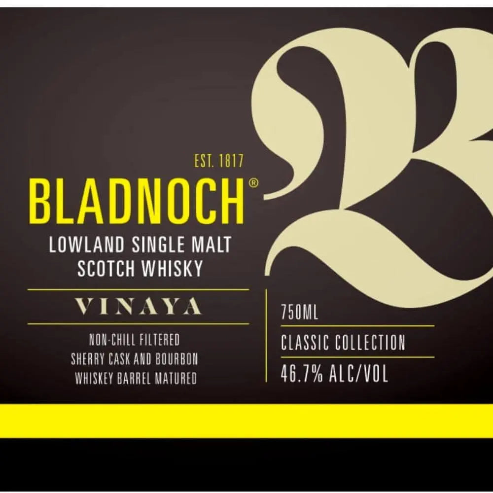Bladnoch Vinaya Lowland Single Malt Scotch - Main Street Liquor
