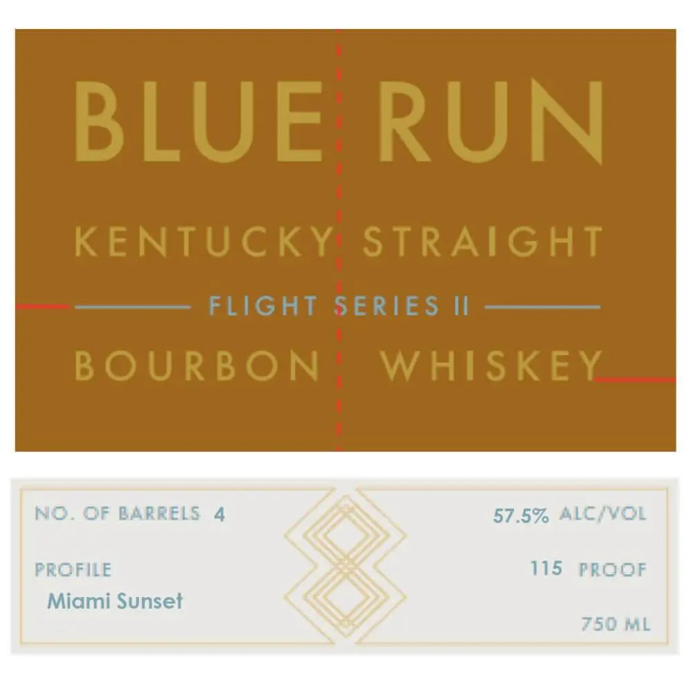 Blue Run Flight Series II ‘Miami Sunset’ - Main Street Liquor