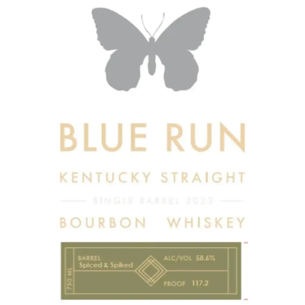 Blue Run ‘Spiced &amp; Spiked’ Single Barrel Bourbon 2023 - Main Street Liquor