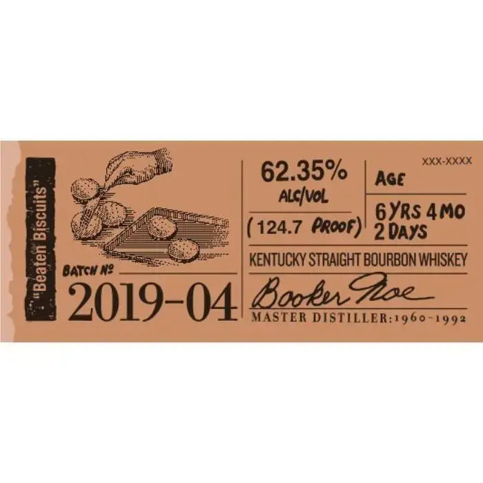 Booker’s 2019 - 04 “Beaten Biscuits” - Main Street Liquor