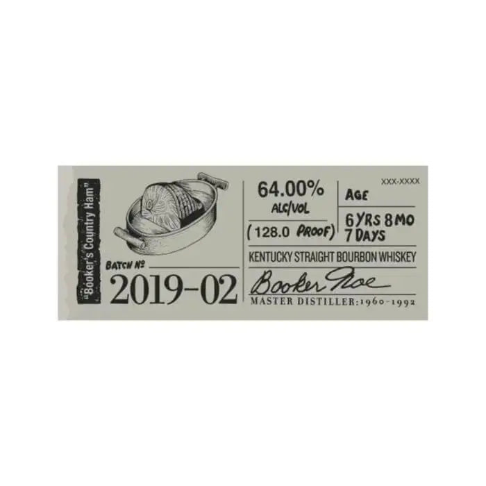 Booker's Bourbon 2019 - 03 “Booker's Country Ham” - Main Street Liquor
