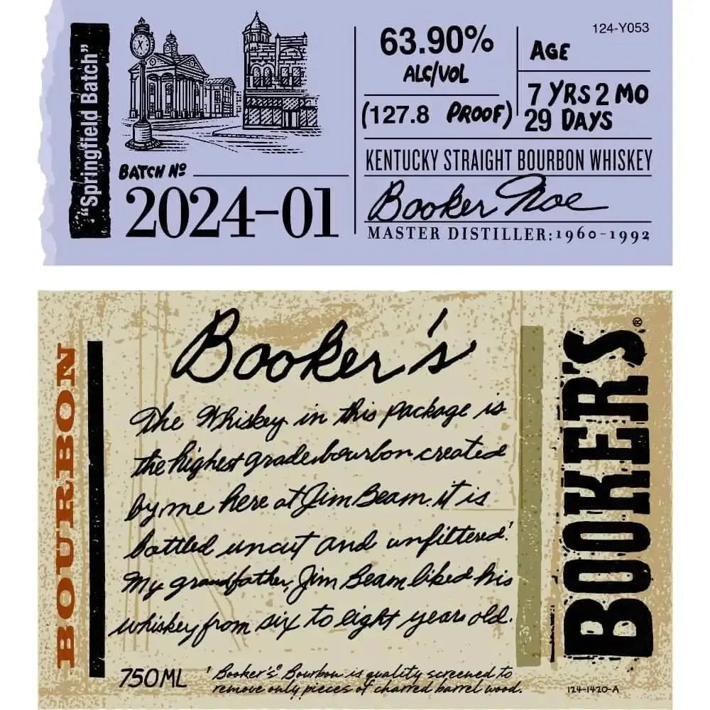 Booker's Bourbon 2024 - 01 “Springfield Batch” - Main Street Liquor