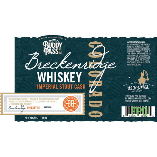 Breckenridge Whiskey Imperial Stout Cask - Main Street Liquor