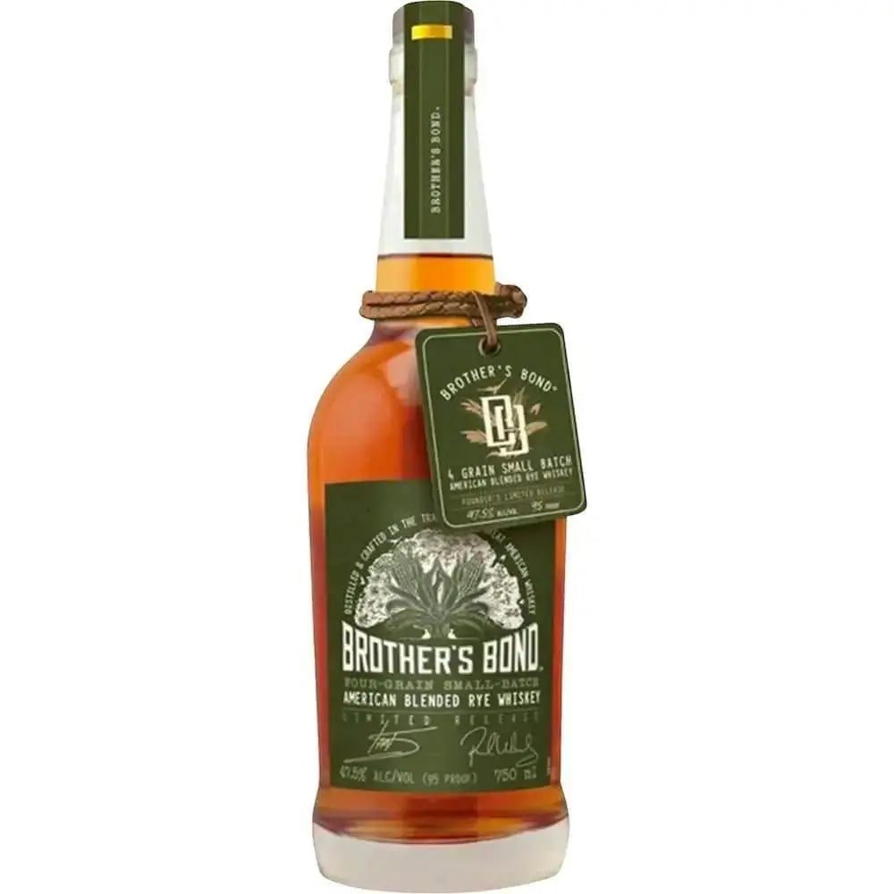 Brother’s Bond American Blended Rye Whiskey By Ian Somerhalder &amp; Paul Wesley - Main Street Liquor