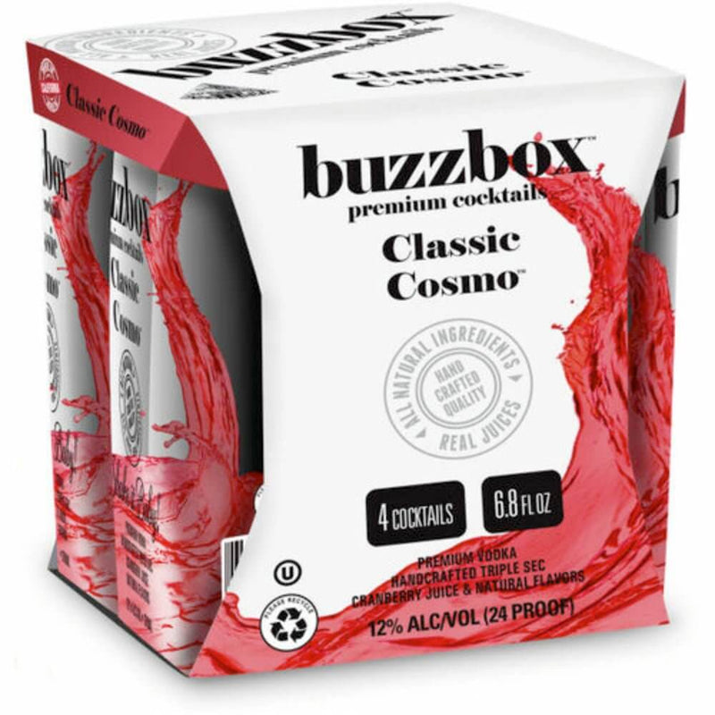 Load image into Gallery viewer, Buzzbox Classic Cosmo Cocktail 4PK - Main Street Liquor
