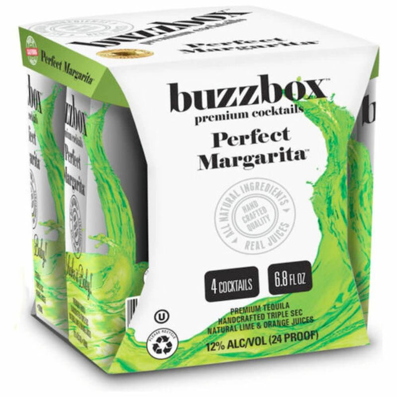 Load image into Gallery viewer, Buzzbox Perfect Margarita Cocktail 4PK - Main Street Liquor
