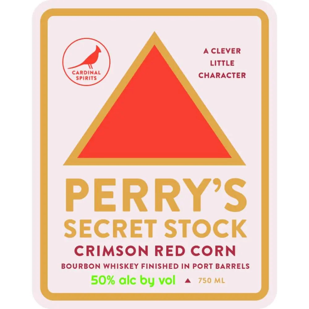 Cardinal Spirits Perry’s Secret Stock Crimson Red Corn Bourbon - Main Street Liquor