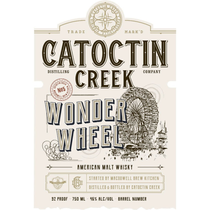 Catoctin Creek Wonder Wheel American Malt Whiskey - Main Street Liquor