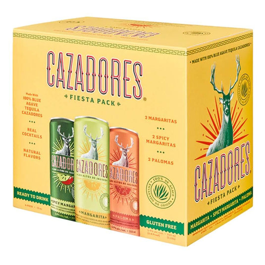 Cazadores Canned Cocktail Variety 6pk - Main Street Liquor