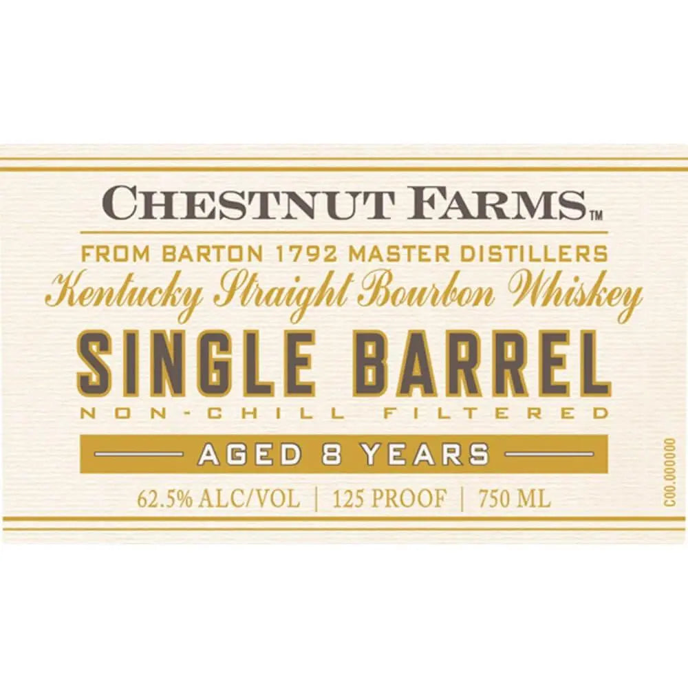 Chestnut Farms 8 Year Old Single Barrel Kentucky Straight Bourbon - Main Street Liquor