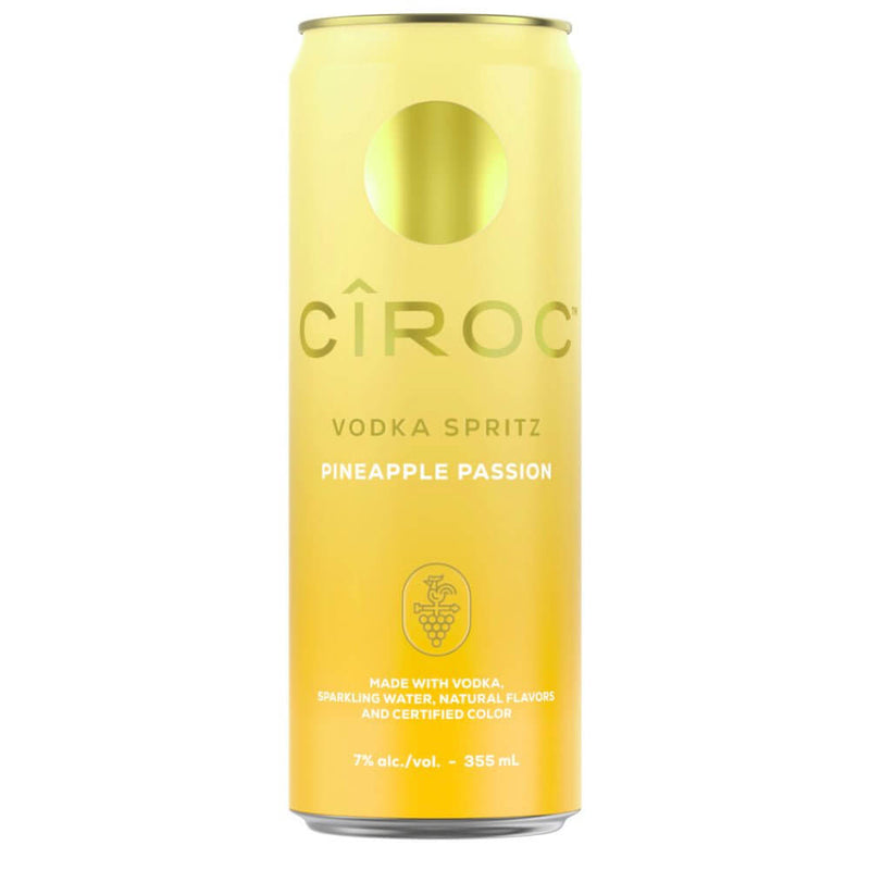 Load image into Gallery viewer, Ciroc Vodka Spritz Pineapple Passion 4PK Cans - Main Street Liquor
