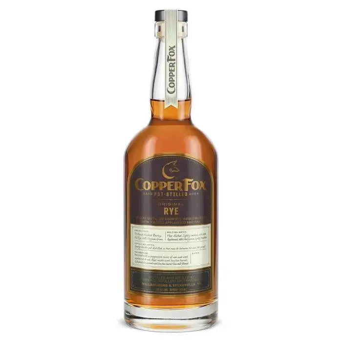 Copper Fox Rye Whisky - Main Street Liquor